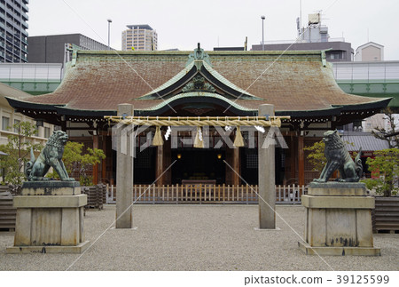 Osaka Prefecture Imamiya shrine shrine worship hall 1 Osaka Prefecture Imamiya shrine shrine worship hall 1 39125599