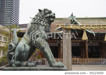 Osaka Prefecture Imamiya Shrine Shrine Shiba Inu Osaka Prefecture Imamiya Shrine Shrine Shiba Inu 39125600