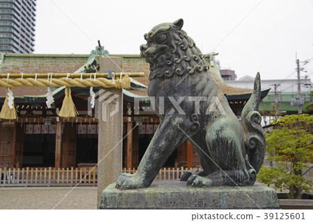 Osaka Prefecture Imamiya Shrine Shrine Shiba Inu 39125601