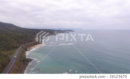 日南海岸，220號公路 - 用無人機拍攝（宮崎縣） 39125670