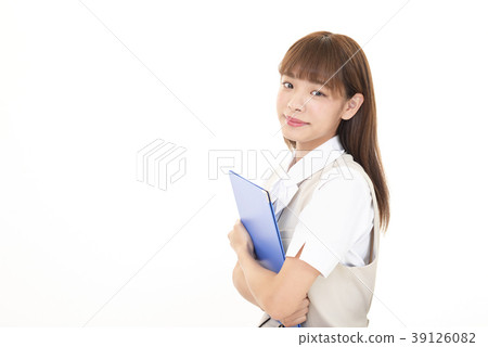 微笑的女商人 39126082