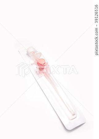 New cannula in pack on white background isolated New cannula in pack on white background isolated 39126516