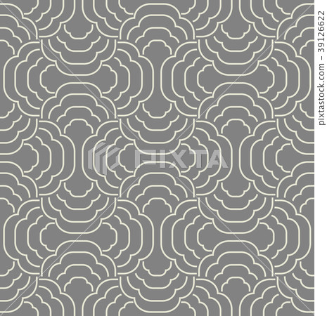 Abstract geometric pattern by lines, waves.  39126622