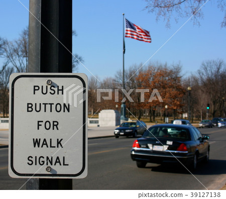 Walking signal push button Walking signal push button 39127138