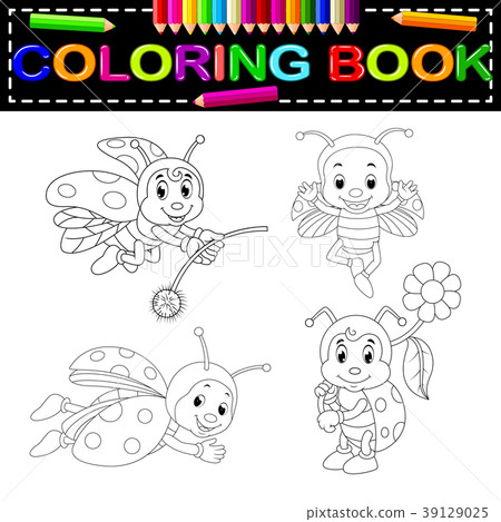 insect coloring book 39129025