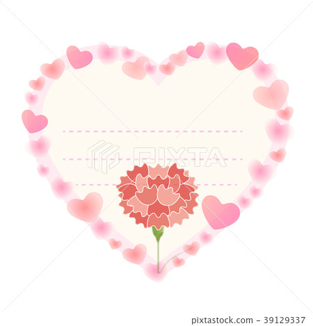 康乃馨母親節花圖標 康乃馨母親節花圖標 39129337