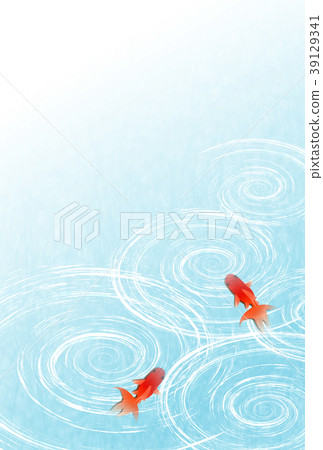 夏天金魚水背景 39129341