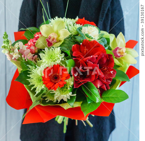 nice bouquet in the hands 39130167