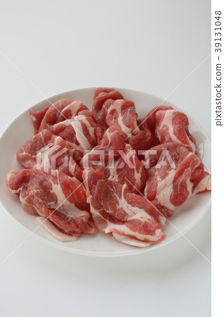 Pork shoulder loin cut off meat Pork shoulder loin cut off meat 39131048