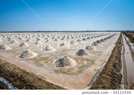 Salt farming in Thailand 39131430
