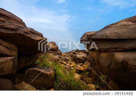 Natural of Rock Canyon in Mekhong River Thailand Natural of Rock Canyon in Mekhong River Thailand 39131489
