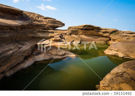 Natural of Rock Canyon in Mekhong River Thailand Natural of Rock Canyon in Mekhong River Thailand 39131492