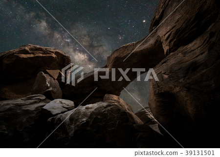 milky way in natural of rock canyon Thailand milky way in natural of rock canyon Thailand 39131501