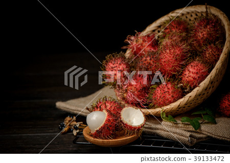 Rambutan Fruit Bamboo Basket Rambutan Bamboo basket Rambutan Fruit Bamboo Basket Rambutan Bamboo basket 39133472