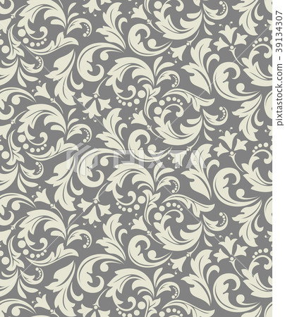 Wallpaper in the style of Baroque seamless vector 39134307