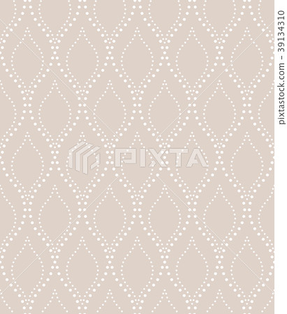 Abstract geometric pattern with points and waves. - Stock Illustration ...
