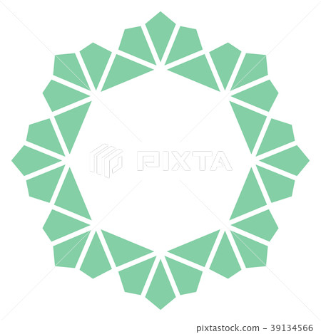 Vector natural label in a graphic geometric style Vector natural label in a graphic geometric style 39134566
