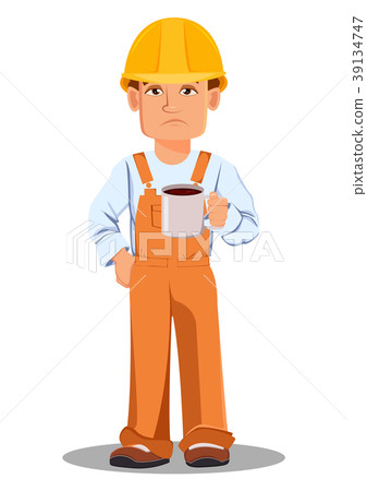 Handsome builder in uniform Handsome builder in uniform 39134747