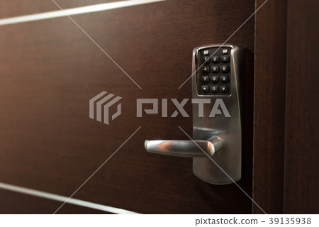 Hotel door handle with electronic security number Hotel door handle with electronic security number 39135938