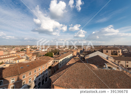 Aerial View of Ferrara - Emilia-Romagna Italy Aerial View of Ferrara - Emilia-Romagna Italy 39136678