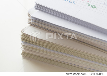 Pile of documents of piles of documents Documents business scene Pile of documents of piles of documents Documents business scene 39136890