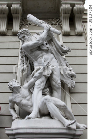 Statue of Hercules and Busiris, Hofburg, Vienna 39137504