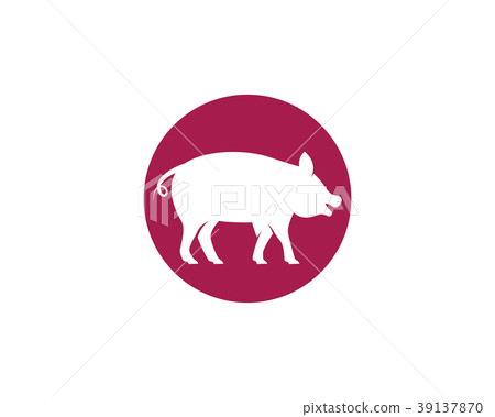 Pig Logo Template vector Pig Logo Template vector 39137870