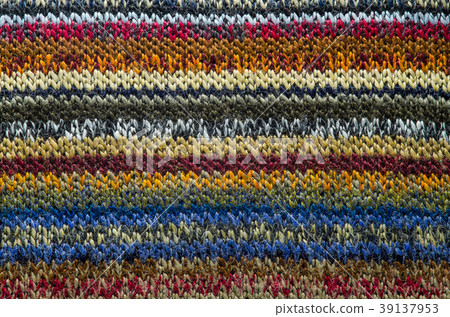 Colorful Knit Fabric Texture. Colorful Knit Fabric Texture. 39137953