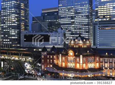 Tokyo cityscape in Japan Tokyo Station Marunouchi North Exit etc. Related search Tokyo station square renewal scenery photograph 39138827