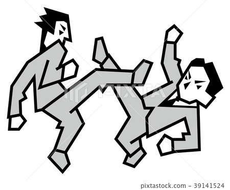 Businessmen competing for rivals 39141524