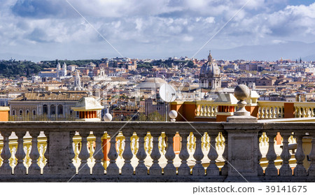 marble balustrade in Rome 39141675