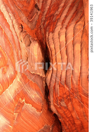 Colorful sandstone in Petra, Jordan, Middle East Colorful sandstone in Petra, Jordan, Middle East 39141963