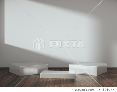 Pedestal for display,product stand with empty room 39141977