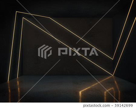 Empty room with light glow,abstract space. Empty room with light glow,abstract space. 39142699
