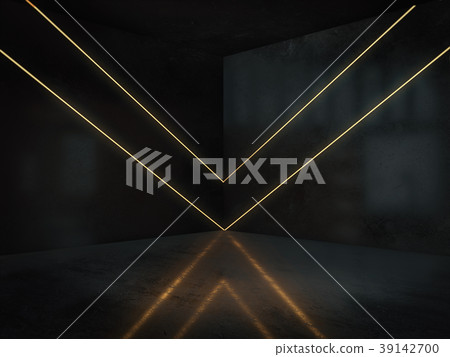 Empty room with light glow,abstract space. Empty room with light glow,abstract space. 39142700