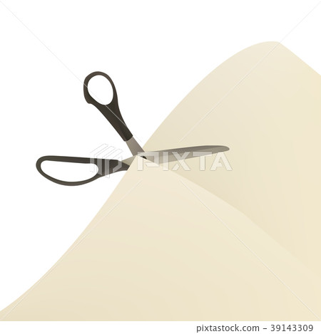Scissors cut paper. Scissors cut paper. 39143309