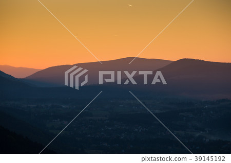 Sunset over Tatra Mountains,Zakopane,Poland 39145192