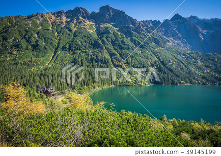 Landscape of mountain lake Morskie Oko Landscape of mountain lake Morskie Oko 39145199