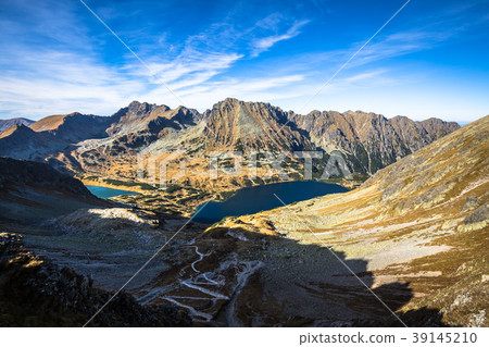 Beaitiful Mountain lake in the summer, Beaitiful Mountain lake in the summer, 39145210