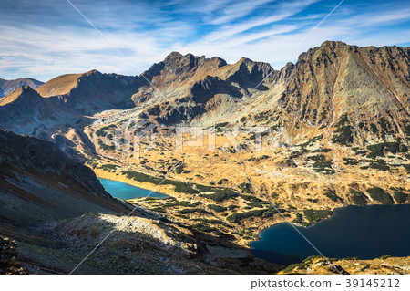 Beaitiful Mountain lake in the summer, 39145212
