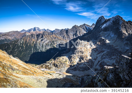 Mountain landscape in Tatra mountain national Mountain landscape in Tatra mountain national 39145216