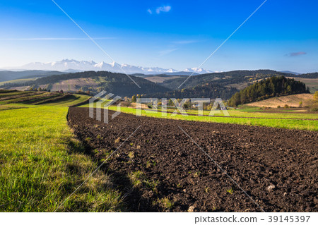 Tatra mountains in rural scene, Poland Tatra mountains in rural scene, Poland 39145397