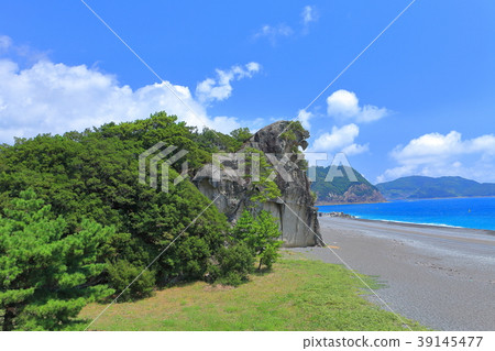 晴朗天氣下的棕櫚岩 39145477