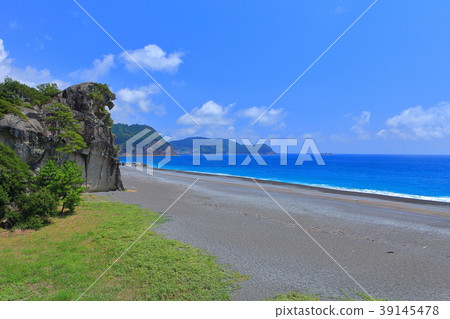 Palm rock under fine weather 39145478