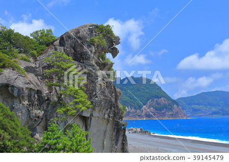 晴朗天氣下的棕櫚岩 39145479