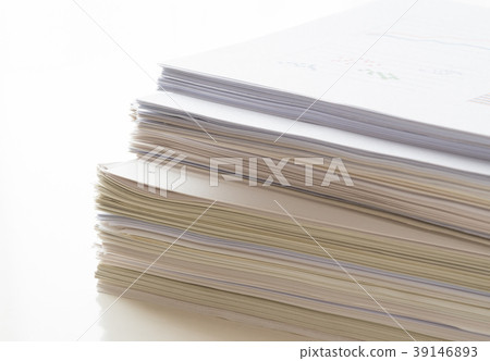 Pile of documents Documents pile of documents Documents Back paper Reuse Business scene 39146893