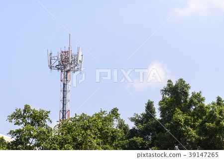 The telecommunication tower The telecommunication tower 39147265