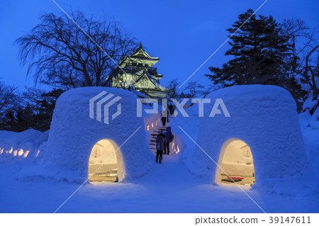 Japan Akita Yokote Snow Festival Japan Akita Yokote Snow Festival 39147611
