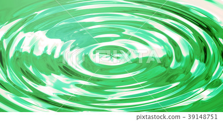 Bright and detailed water ripples closeup material texture background, top view (high resolution 3D CG rendering ∕ coloring illustration) 39148751