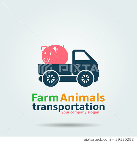 Farm animals transportation icon Farm animals transportation icon 39150298